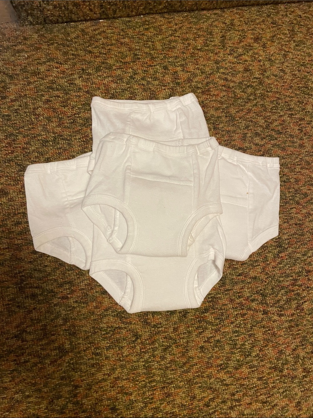 Classic White Toddler Training Pants - 5 Pack Size 18 months